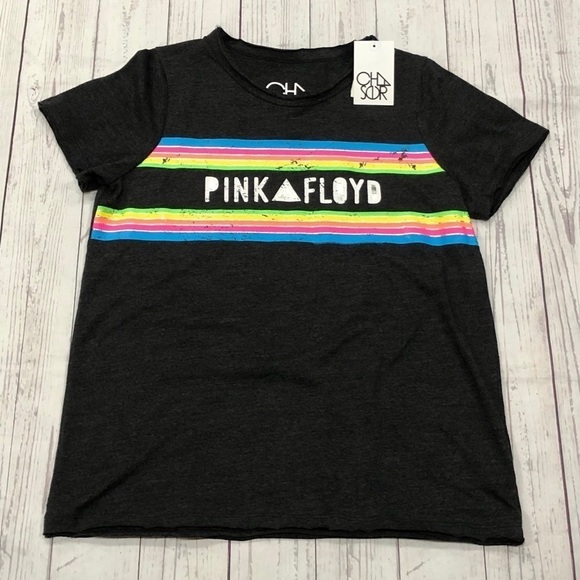 Chaser Pink Floyd Vintage Black Band Tee Neon - Picture 1 of 5